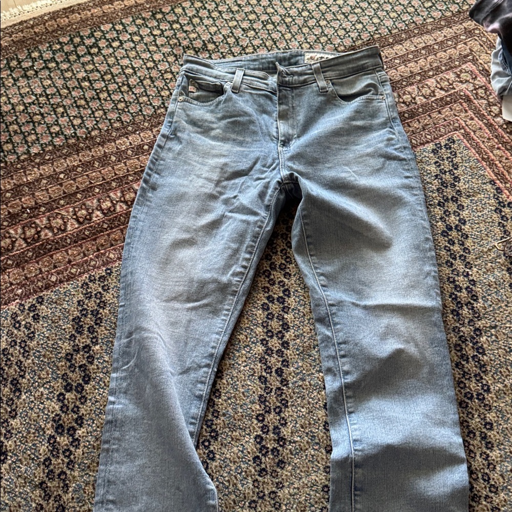 AG Adriano Goldschmied Light Blue Denim Jeans